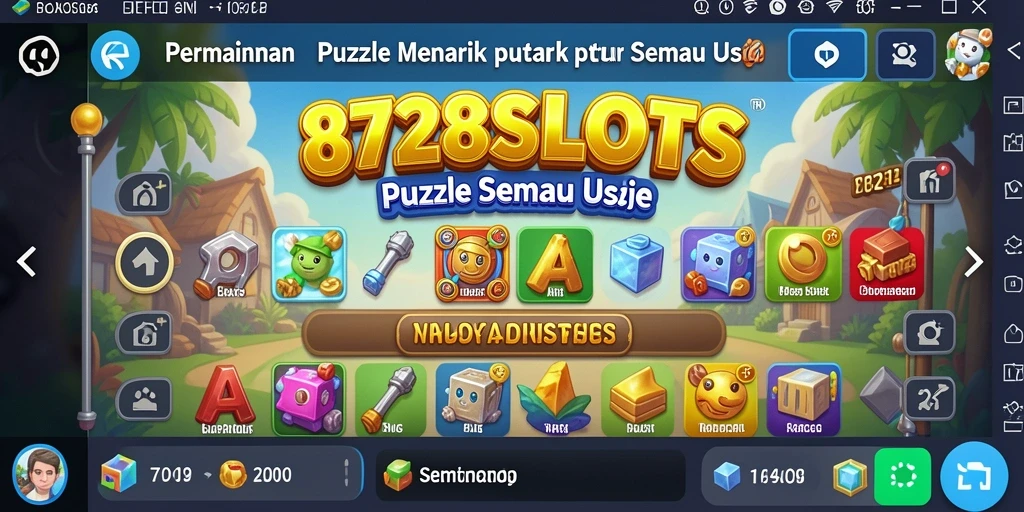Tampilan gameplay menantang dan seru dari 8728SLOTS.