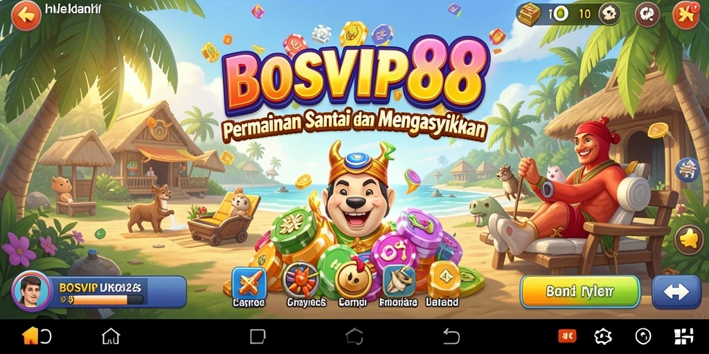 Tangkapan layar gameplay BOSVIP88 yang menampilkan keseruan bermain.