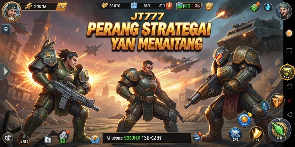 Tampilan menarik dari gameplay JT777 yang penuh aksi.