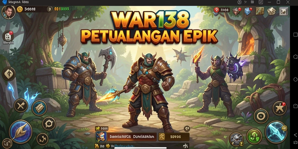Gameplay intens dalam petualangan RPG yang menantang.