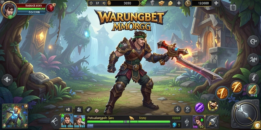 Tangkapan layar utama menunjukkan aksi pertarungan seru dalam <strong>WARUNGBET</strong> dengan grafis yang memukau.